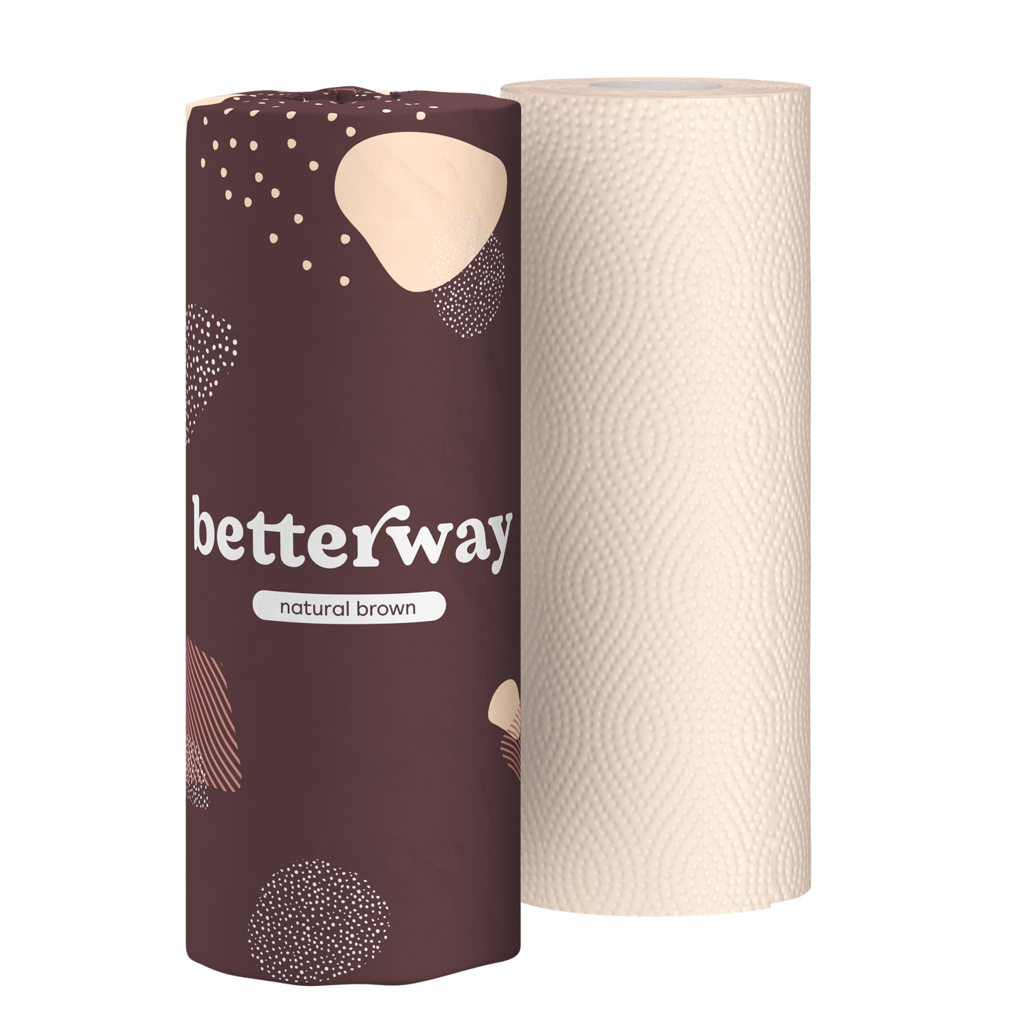 Natural Brown Paper Towels (8 rolls)